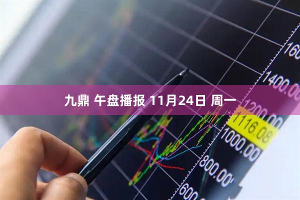 九鼎 午盘播报 11月24日 周一