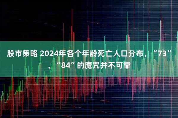 股市策略 2024年各个年龄死亡人口分布，“73”、“84”的魔咒并不可靠